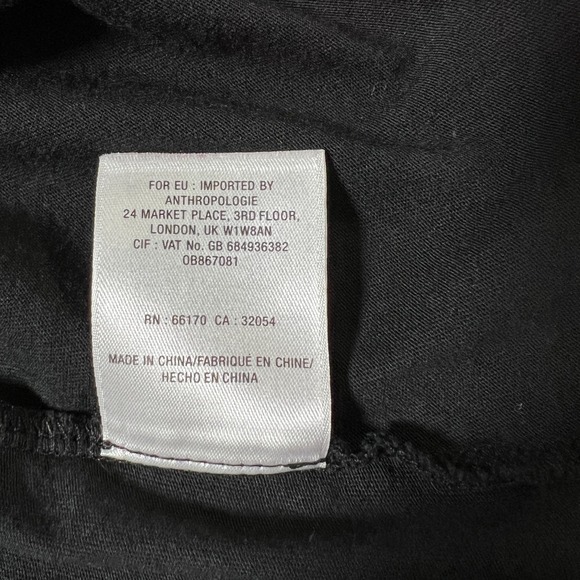 Ett:twa by Anthropologie Patchett Off The Shoulder Top Black Size XS Versatile - Picture 6 of 6